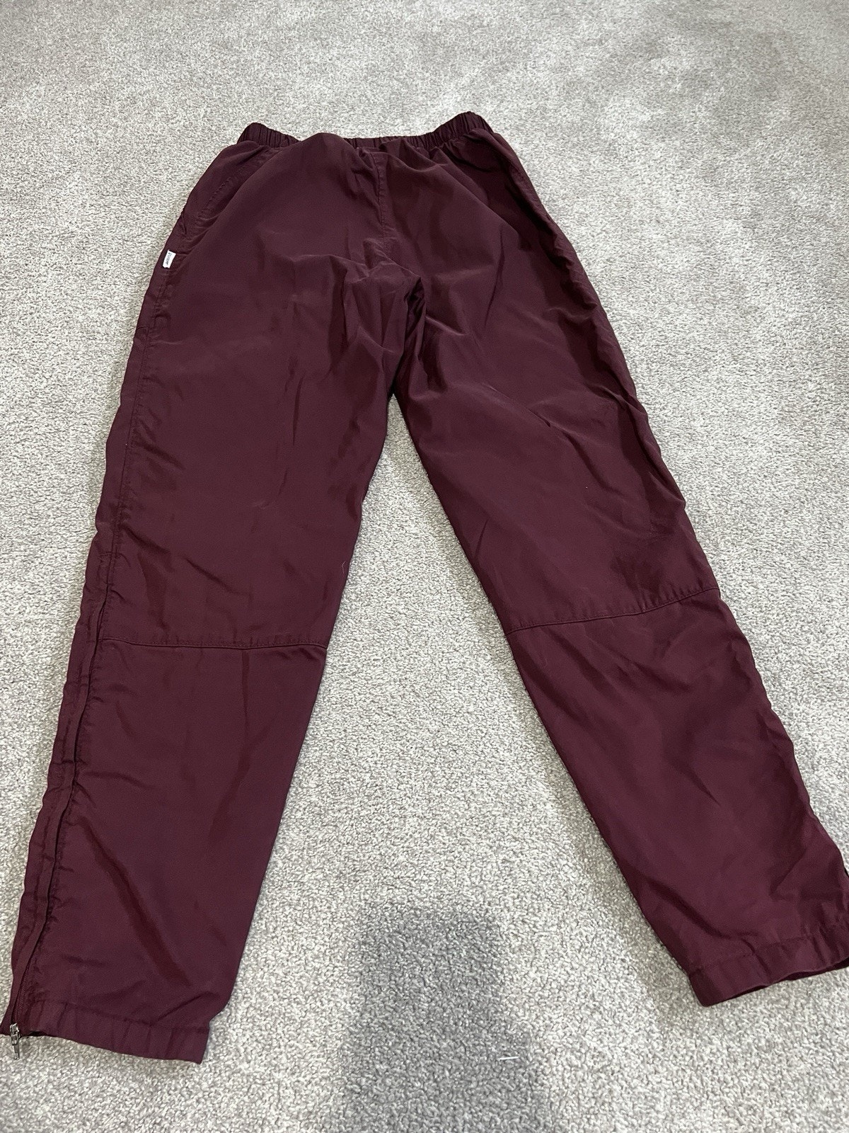 Jammin Tapered Pants M Burgundy Red Casual Streetwear Athleisure Vintage Usa